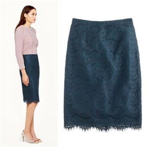 J. Crew lace skirt size 0